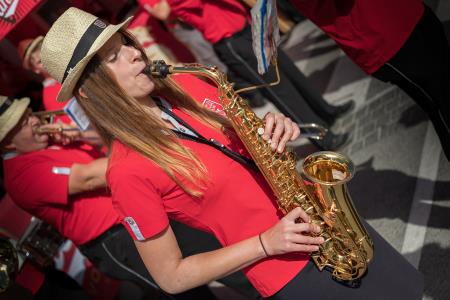 Izjemen obisk zaznamoval 50. Dneve narodnih noš in oblačilne dediščine v Kamniku (Blaž T. Muc)  (5)